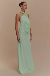 Rosalia Cowl Neck Maxi Dress